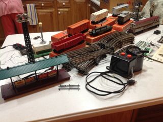 Vintage Lackawanna 2223w train set assorted accessories 8