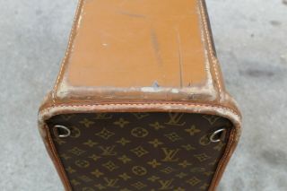 Vintage Louis Vuitton Monogram Rolling Suitcase Luggage Trunk w Keys 28x22 Large 7