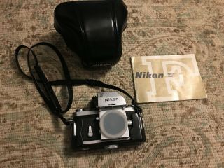 Vintage Nikon F 35mm Single - Lens - Reflex Camera