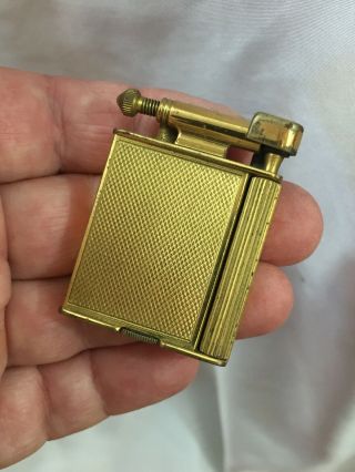 Vintage Parker Beacon - The Roller Pocket Lighter - Gold Plated