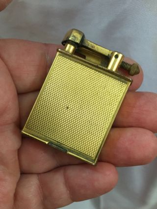 Vintage PARKER BEACON - The ROLLER Pocket Lighter - Gold Plated 2