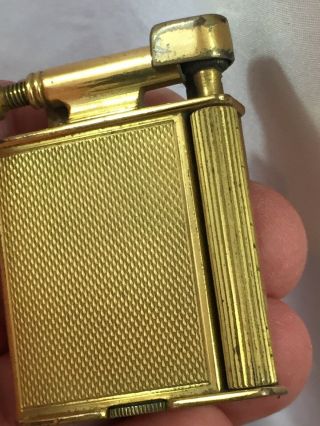 Vintage PARKER BEACON - The ROLLER Pocket Lighter - Gold Plated 5