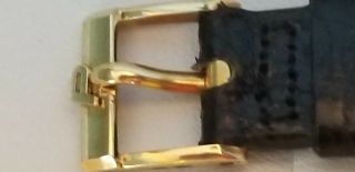 PIAGET Lady ' s Vintage 18K SOLID Gold Watch,  18J Mvt.  Orig.  Strap and 18k Buckle. 10