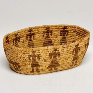 Vintage Yokut " Friendship " Native American Woven Basket 19/20th Cent.