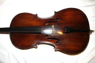 Vintage Old 1901 Belgium Cello By Van Hoof,  4/4