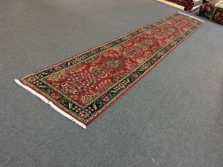 On Hand Knotted Persian Rug Runner Floral Carpet,  2’9”x16’9” 3266 4