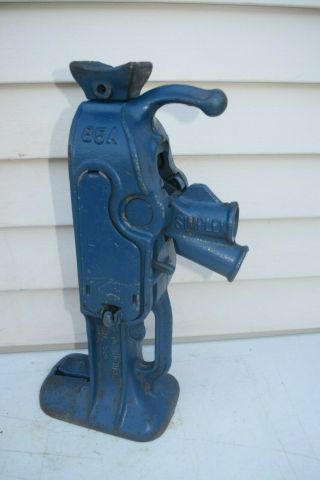 Vintage Neat Simplex 85a Railroad Jack 5 Ton House Jack Antique Cast Iron