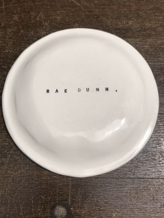 rae dunn Bee Plate 90’s Handmade Extreamly Rare 8