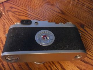 Vintage Leica IIIg with summicron 50mm f2 collapsible lens and case. 3