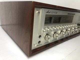 Vintage Marantz 2285B Stereophonic Receiver Wooden Finish Restored Japan 6