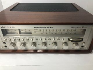 Vintage Marantz 2285B Stereophonic Receiver Wooden Finish Restored Japan 8