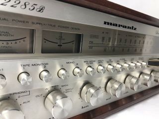 Vintage Marantz 2285B Stereophonic Receiver Wooden Finish Restored Japan 9