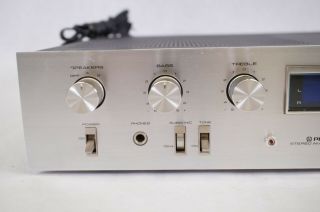 Vintage Pioneer SA - 610 Stereo Receiver Integrated Amplifier W/ Phono Input 4