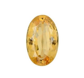 Gia Certified Natural Orange Yellow Imperial Precious Topaz Antique Oval 12.  42ct