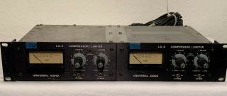 Urei La - 4 Compressor Limiter Stereo Racked Pair,  Vintage