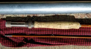 Vintage Orvis? Paul Young? Southbend? Bamboo fly rod 7 ' 5 Wt 2