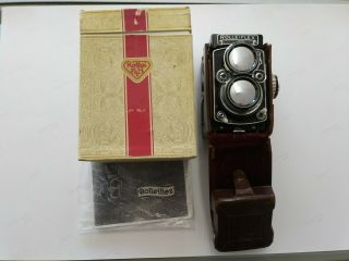 Rollei Rolleiflex Tlr 2.  8e With Schneider - Kreuznach Xenotar Lens Vintage Camera