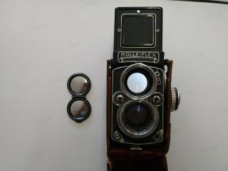 Rollei Rolleiflex TLR 2.  8E with Schneider - Kreuznach Xenotar Lens Vintage Camera 2