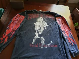 Cradle Of Filth Tour Long Sleeve Vestal Vintage Fear Of God Xl