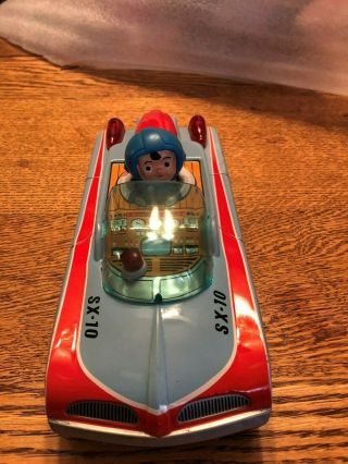 Vintage Battery Operated Space Car