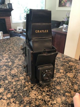 Antique Vintage Graflex R.  B.  Series B Camera W/ Kodak Lens Piece