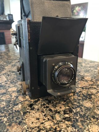 Antique Vintage Graflex R.  B.  Series B Camera W/ Kodak Lens Piece 7