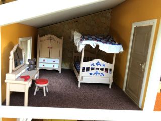 Lundby Vintage Dollhouse With Furniture And Dolls 2