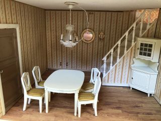 Lundby Vintage Dollhouse With Furniture And Dolls 4