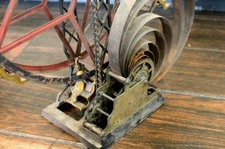 RARE 1890 ' s Hubley Cast Iron & Tin Wind - up Ferris Wheel 8
