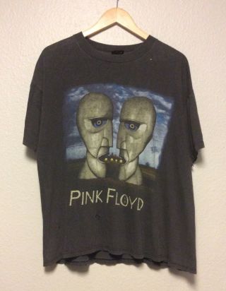 Vintage Pink Floyd 1994 Division Bell Concert Tour T - Shirt Large Brockum