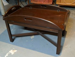 Vintage Ethan Allen Butlers Tray Table Coffee Table