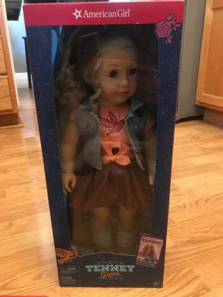 American Girl Doll Tenney Grant 18 Inch And Book Plus Accessories