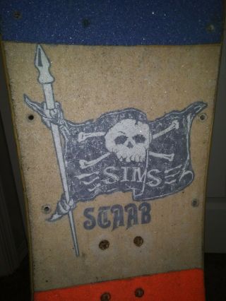 1980 ' s Sims Kevin Staab Pirate Skateboard Deck 7