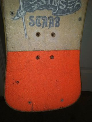 1980 ' s Sims Kevin Staab Pirate Skateboard Deck 8