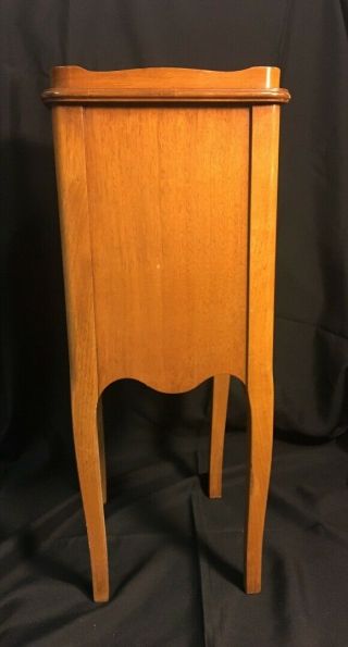Vintage Solid Wood End Table Nightstand Telephone Stand Drawers Children ' s Chest 3