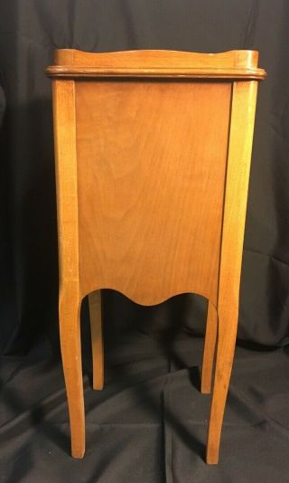 Vintage Solid Wood End Table Nightstand Telephone Stand Drawers Children ' s Chest 4