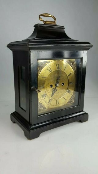 Square Dial Double Fusee Bracket Clock Benham And Son Wigmore Street London