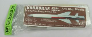 Vintage The Launch Pad K015 Model Rocket Kit Kormoran As.  34 33.  3 " Mid - Power