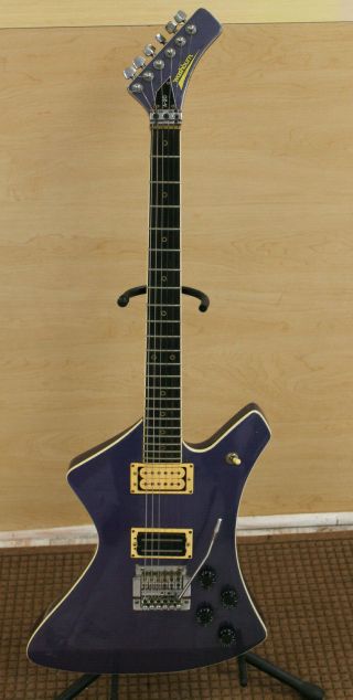 Vintage 1980’s Washburn A - 20 Electric Guitar Rh Purple