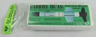 Vintage The Launch Pad K010 Model Rocket Kit Gabriel Iii / As Mid - Power 30.  25 "