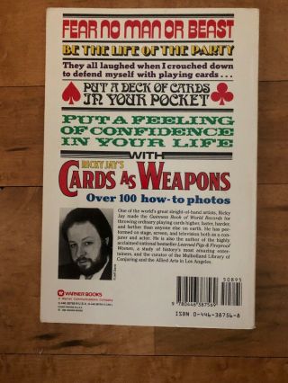 Cards as Weapons - Ricky Jay - 1977 - vintage & rare magic book 2