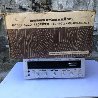Vintage Marantz 4220 Quadraphonic Stereo System Receiver Box
