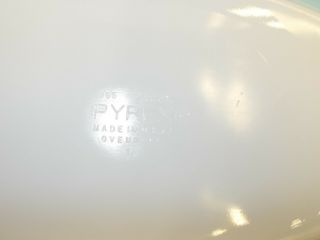Rare PYREX Turquoise Compass/Atomic Starburst 2 1/2 Qt Oval dish casserole W lid 8