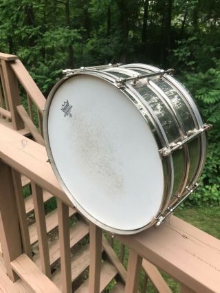 Ludwig Vintage Brass Snare Drum 6.  5x14 1920s 4