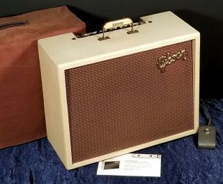 Vintage 1961 Gibson Ga - 8t Discoverer Amp,  1x12,  W/ Tremolo.  Time - Capsule Minty