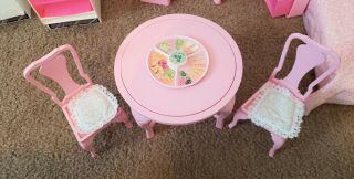 Vintage 1985 Barbie Dream House with Furniture 10