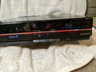 VINTAGE SONY EV - A80 VIDEO 8 CASSETTE RECORDER PLAYER VCR 6