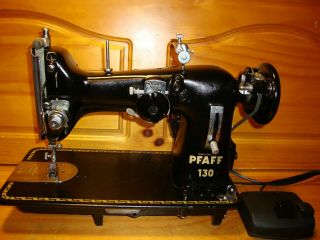 Vintage Pfaff 130 Sewing Machine,  Zigzag,  Fully Serviced