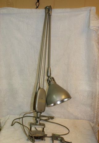 Vintage Modern Industrial Dazor Floating Light Fixture Model 603