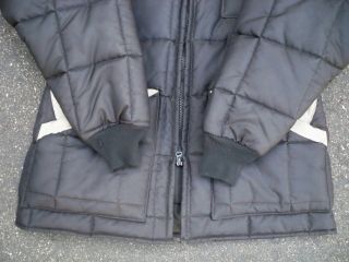 Vintage BOB ALLEN Black Suede Leather Nylon SHOOTING Hunting Jacket Mens Size XL 4